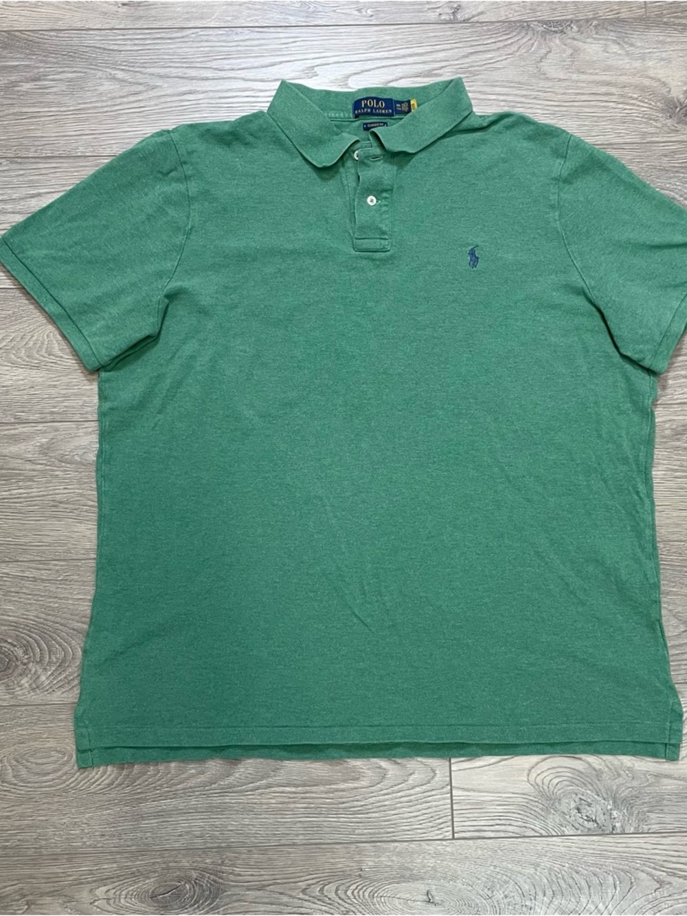Polo Ralph Lauren Men's Classic Fit‎ Short Sleeve Polo Green Size XXL